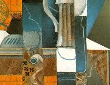 Gris Glass of beer and playing cards, 1913, 52.5x36.5 cm, Co. ����, ����