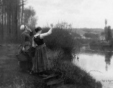 Knight Daniel Ridgway Hailing the ferry Sun. ,  