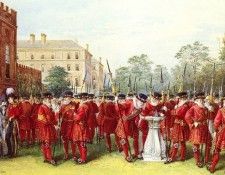 Chevalier Nicholas The Parade Of The Yeomen Of The Guard At Clarence House. , 
