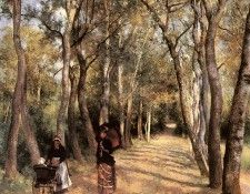 Ericson Johan A Woodland Path In Haut Meudon. �������, �����