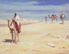 Arabs in the Desert. , 