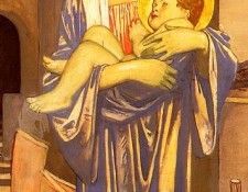 Maurice William Greiffenhagen - The Vision (detail), De. Greiffenhagen,  