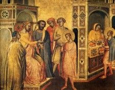 Gaddi Taddeo St Eloi Before King Clotarius. , 
