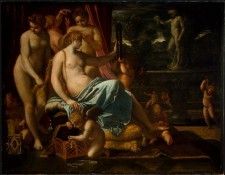 Carracci Venus Adorned by the Graces, 1590-1595, 133x170.5 c. , 