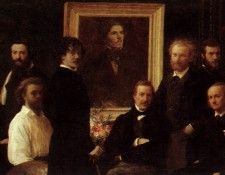 Fantin Latour Homage to Delacroix 1864. ������-�����, �����-����-���-������