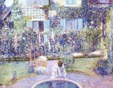 frieseke garden mirror c1913. Frieseke,  