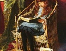Gow, R.I. Mary L. (British) 1851 to 1929 Fairy Tales SnD 1880 O C 45.7 by 35.6cm. ,  