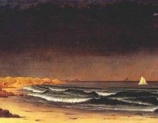 heade approaching storm (beach near newport) c1860s. ����, ������ �������