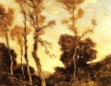 Harpignies Henri%20Joseph Autumnal River Landscape. Harpignies, ����-������