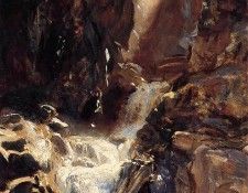 Sargent John Singer A Waterfall. ,  