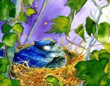 Time For Bed Tb 0009 Little Bird JaneDyer sqs. , 