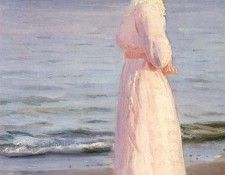 Ancher Michael Peter On The Beach At Skagen. ����� ����� Ancher