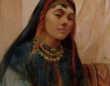 Portrait of a Middle Eastern Girl c1859. ������, ��������