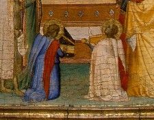 Daddi Madonna and Child with Saints and Angels, 1330s, Detal. �����, ��������