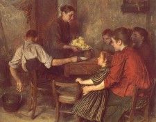 Le Repas Frugal. Friant, 