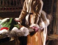 Anders Zorn Morakulla I Vinterdrakt (A Girl from Mora in W. ����, ������