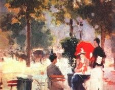 korovin parisian cafe 1890s. ������� ���������� ����������