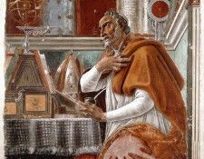 Botticelli St Augustine, Ognissanti, Firenze. ����������, Alessandro
