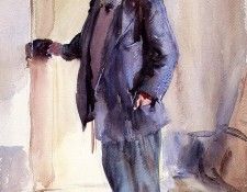 Sargent John Singer Portrait of Ambrogio Raffele. ,  