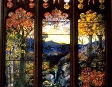 Tiffany Autumn Landscape 192324. ,  
