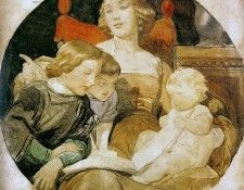 Family scene (unfinished). , 