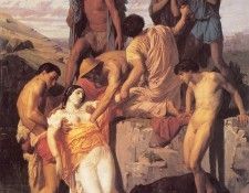 Bouguereau Zenobia Found by Shepherds. �����, ������ ������