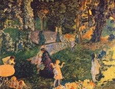 bonnard the family in the garden c1901. ���� ������