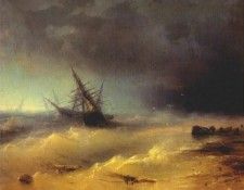 aivazovsky the storm 1872. ����������� ���� ��������������