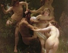Нимфы и Сатир [Nymphs and Satyr] 1873. Бугро, Адольф Вильям