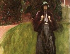 Sargent John Singer Portrait of Miss Clementina Austruther Thompson. ,  