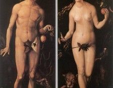 BALDUNG GRIEN Hans Adam And Eve.  Grien, 