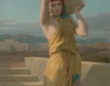 Returning from the well. , 