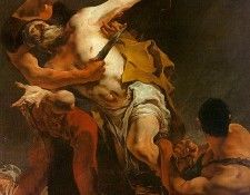 Tiepolo The Martyrdom of St. Bartholomew. ,  