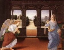 Lorenzo di Credi Annunciation.   