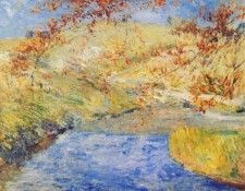 twachtman the winding brook c1887-1900. Twachtmann,  
