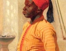 Half Length Portrait of an Arab Boy. , 