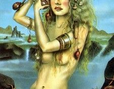 Delamare, David - Mermaid with Shells (end. , 