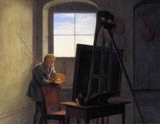 KERSTING Georg Friedrich Caspar David Friedrich In His Studio 1812. Kersting, ����� �������