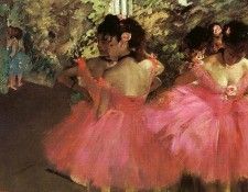 Degas Dancers in Pink, 1880-85, Hill-Stead Museum, Farmingto. , --