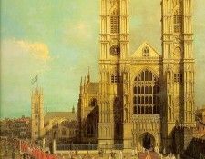 Canaletto London- Westminster Abbey with a Procession of the. 