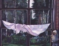 chagall window in a dacha 1915. Шагал, Марк