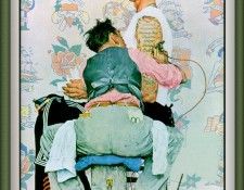 zFox Norman Rockwell The Tattooist. , 