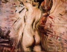 Alla Toeletta In the Bath. Boldini, ��������
