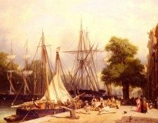 Groot Frans Arnold Breuhaus de Activity By The Docks. �����, ������� ����� Breuhaus �