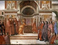 GHIRLANDAIO Domenico Angel Appearing To Zacharias. ����������, ��������