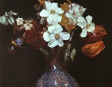 Fantin Latour Narcissus and Tulips 1862. -, ---