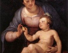 CORNELIS VAN HAARLEM Madonna And Child. Cornelisz, �������� ��� ������