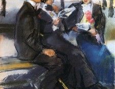 Israels Isaac In the Bois de Boulogne Sun. Israels, �����