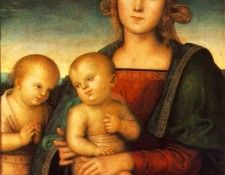 Perugino Pietro Madonna with Child and Little St John 1497. , 