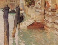 Thaulow Fritz On The Grand Canal Venice. Thaulow 